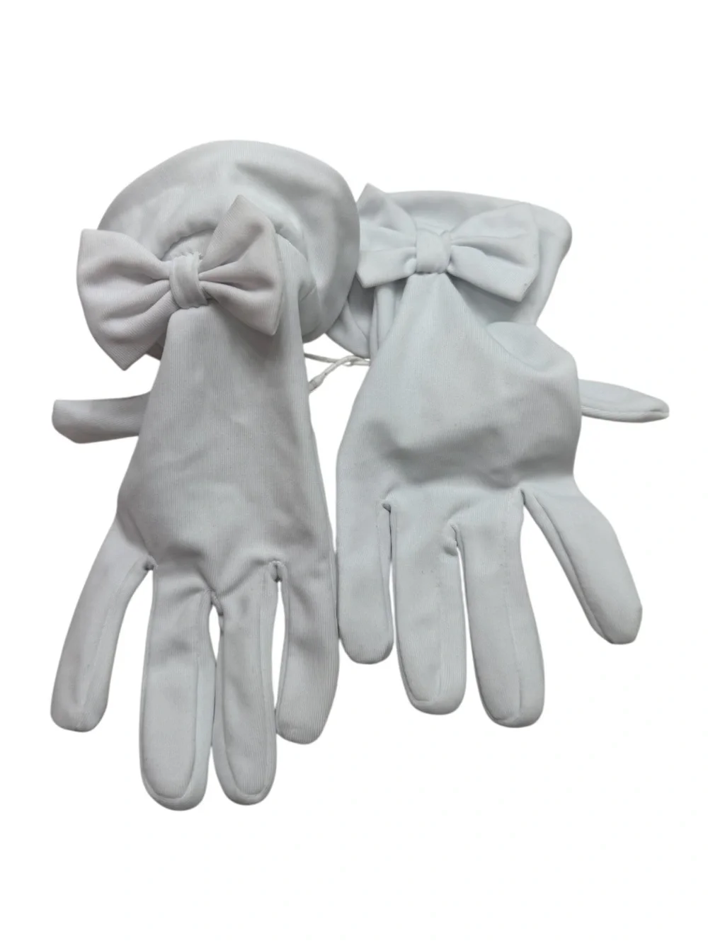 Janie and Jack White Bow Kids Gloves
